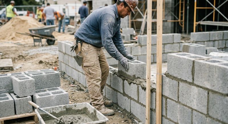 Block Wall Installation in Preston, CT