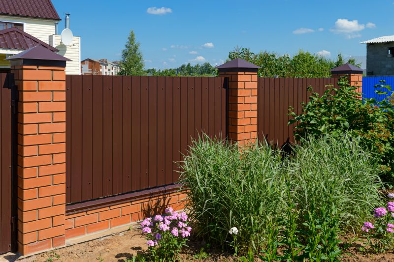 Brick Fence Installation in Westerly, RI