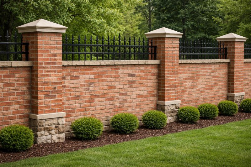Brick Fence Installation in Westerly, RI