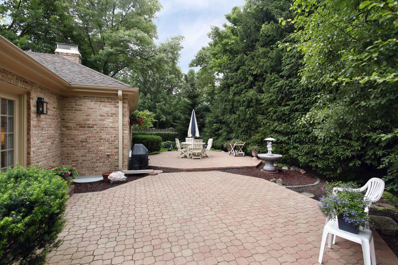 Brick Hardscape Installation in East Greenwich, RI