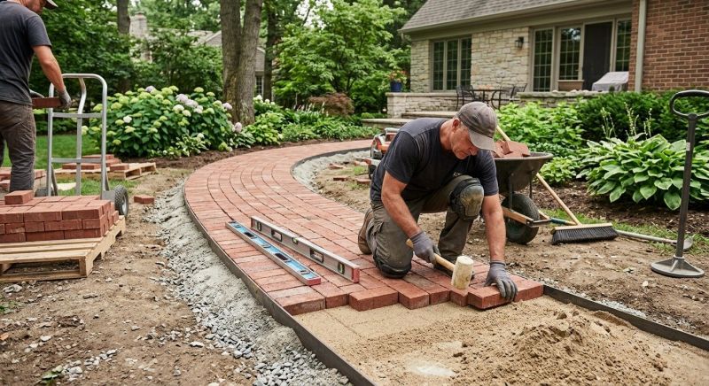 Brick Hardscape Installation in Norwich, CT