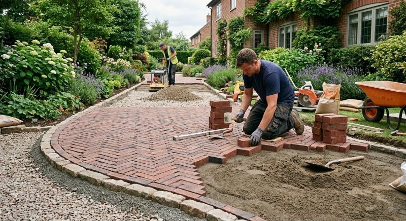 Brick Paving Installation in North Stonington, CT