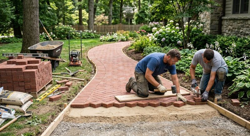 Brick Paving Installation in Wakefield, RI