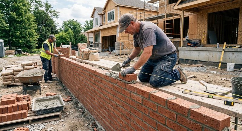Brick Wall Construction in Westerly, RI
