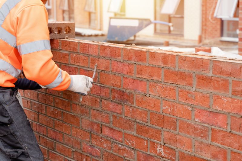 Brick Wall Installation in Jamestown, RI