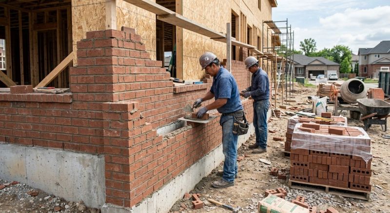 Brick Wall Installation in Stonington, CT