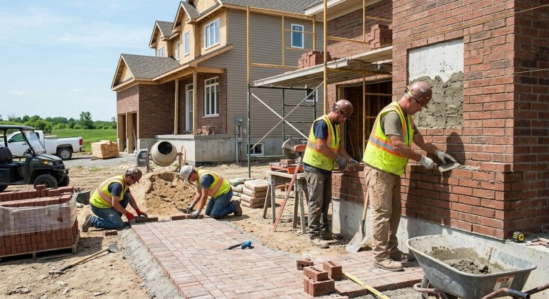 Brickwork Installation in Exeter, RI