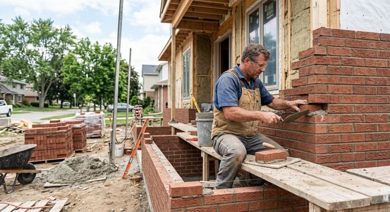 Brickwork Installation in Exeter, RI