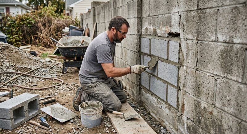 Cinder Blocks Installation in New London, CT