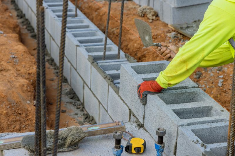 Cinder Blocks Installation in North Kingstown, RI