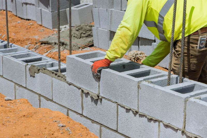 Concrete Blocks Installation in West Greenwich, RI