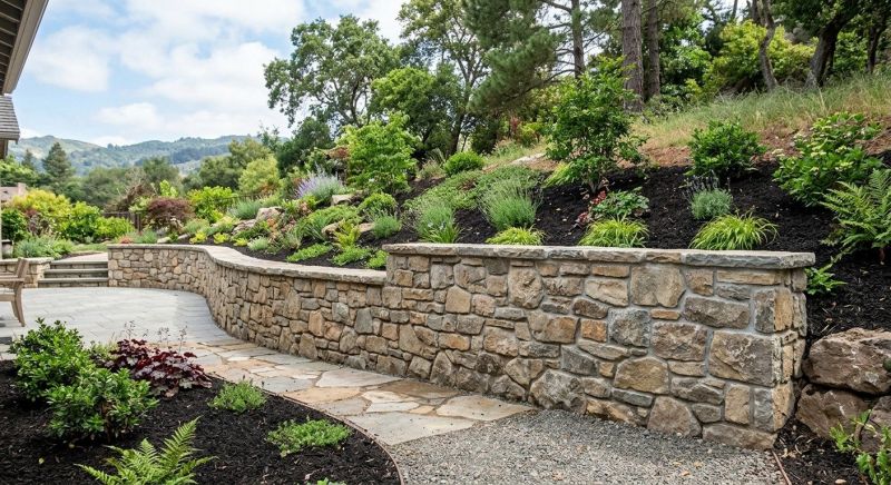 Stone Wall Hardscaping in Westerly, RI